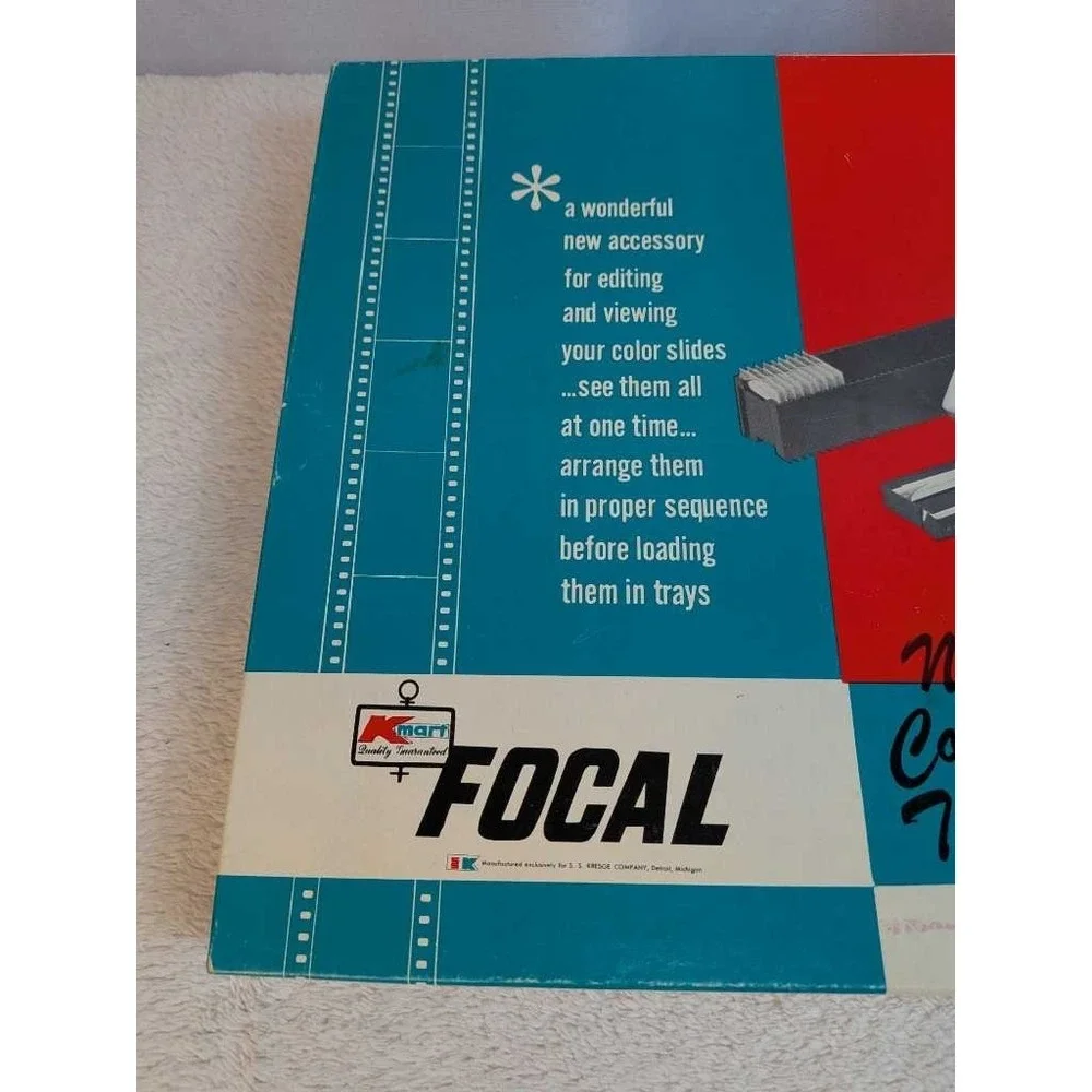 Focal SLIDE SORTER Color‎ Corrected Tru-Blue Face Kmart Vintage Accessory